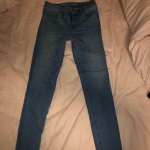 American Eagle high rise skinny jeans